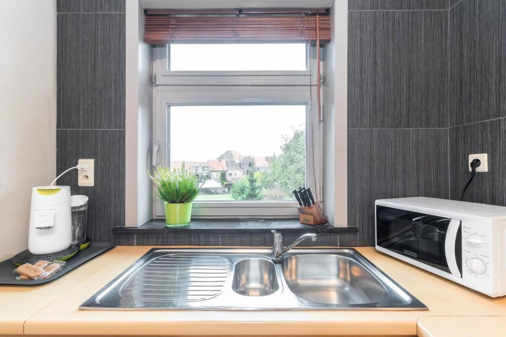 Charmant Appartement Met Zicht Damse Vaart @Brugge Exteriér fotografie